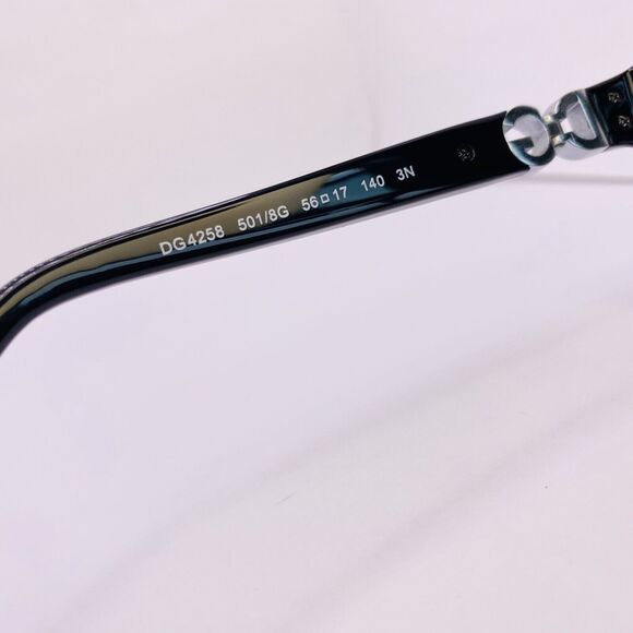 Dolce & Gabbana Authentic Eyeglasses DG 4258 501/8G 56[]17 140 MM Black Silver - Picture 5 of 8